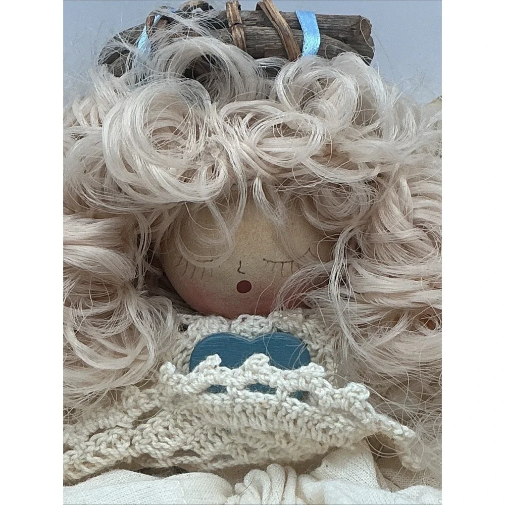 Little Original-Angelica Brianne Primitive Angel Doll Handmade 4.5